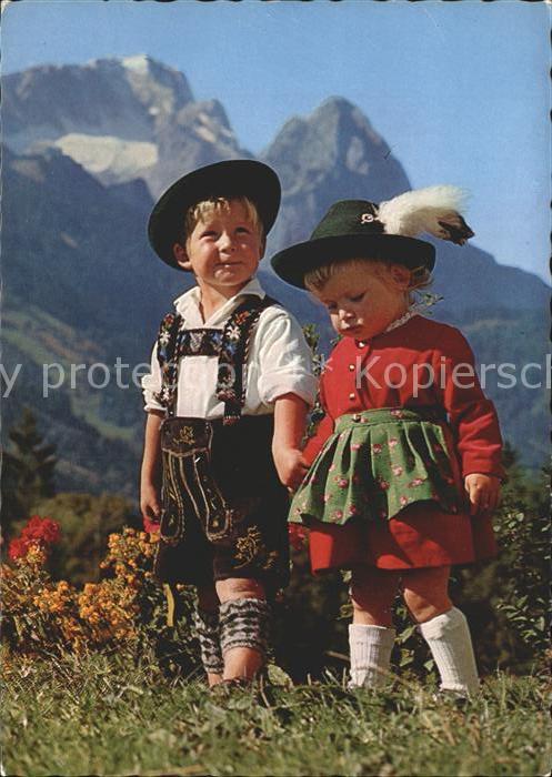 Kinder Child Enfants Trachten Bayern