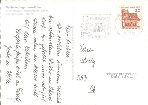 Seilbahn Walmendingerhorn Mittelberg Hammerspitz – Bild 2