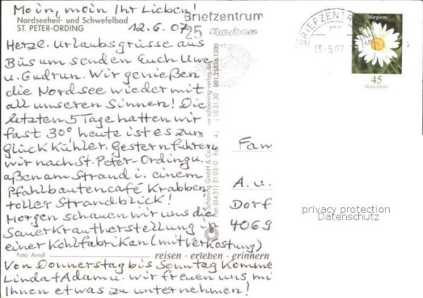 Leuchtturm Lighthouse Westerhever St. Peter-Ording – Bild 2