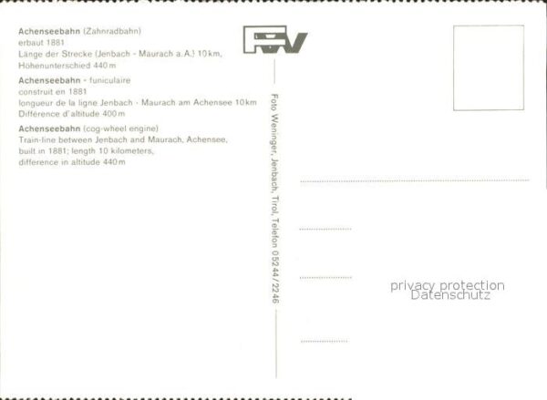 Zahnradbahn Achenseebahn Seitenraddampfer – Bild 2