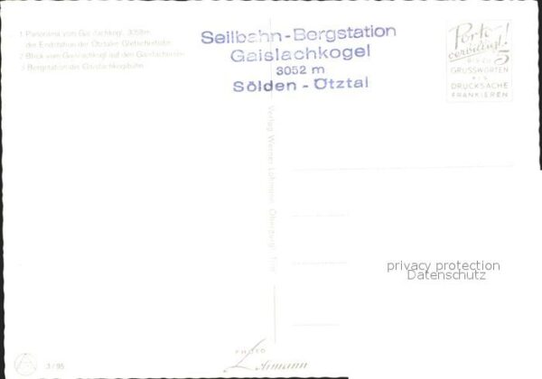 Seilbahn Gaislachkogl Gaislachersee – Bild 2
