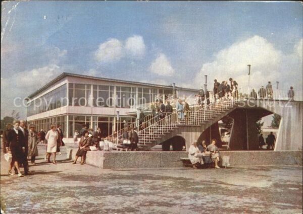Gartenbauaustellung Erfurt Rendezvousbrücke Hauptgaststätte