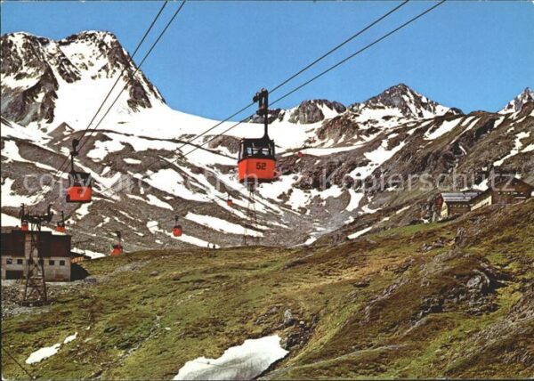 Seilbahn Stubaier Gletscherbahn Mittelstation Fe