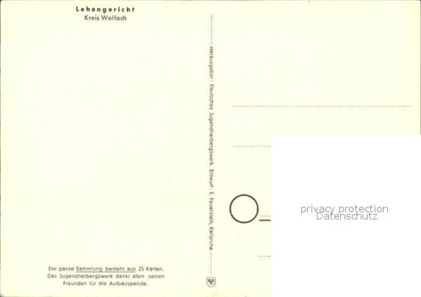 Trachten Schwarzwald Lehengericht Jugendherbergswerk Nr. 11 – Bild 2