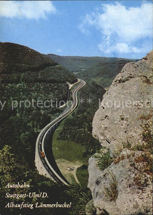 Autobahn Stuttgart-Ulm Albaufstieg Lämmerbuckel
