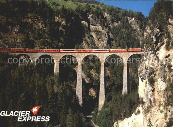Viadukte Viaduc Landwasserviadukt Filisur Glacier-Expre