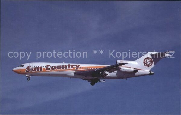 Flugzeuge Zivil Sun Country Airlines Boeing 727-200Adv.