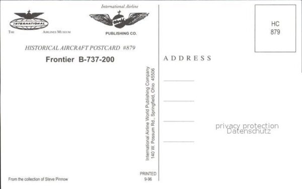 Flugzeuge Zivil Frontier B-737-200 N217US – Bild 2