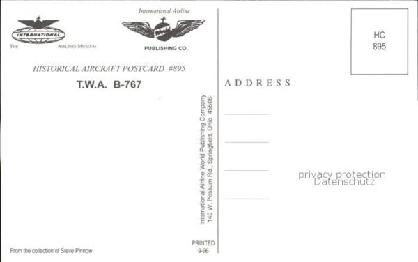 Flugzeuge Zivil Trans World TWA B-767 – Bild 2