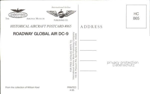 Flugzeuge Zivil Roadway Global Air DC-9 N9357 – Bild 2