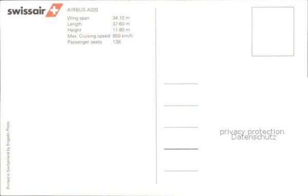 Swissair Airbus A320 HB-IJA – Bild 2