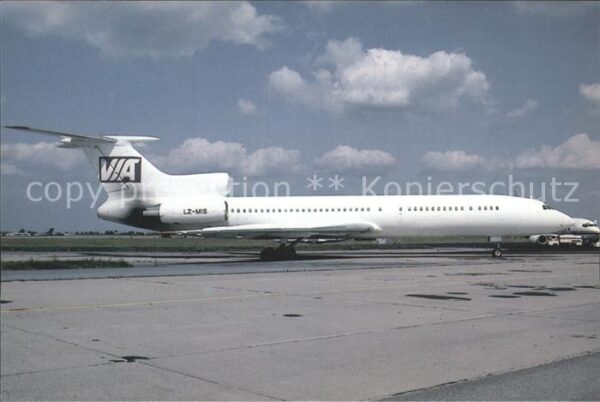 Flugzeuge Zivil VIA Varna Int. Airways Tupolet 154 M LZ