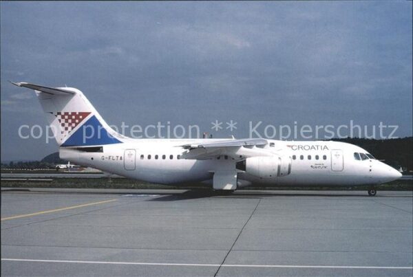Flugzeuge Zivil Croatia Airlines BAe 146-200 G-FLTA cn