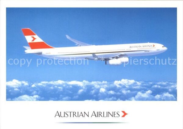 Flugzeuge Zivil Austrian Airlines Airbus A-340