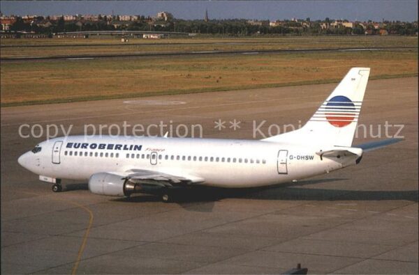 Flugzeuge Zivil Euroberlin France Boeing 737-2T5 G-DHSW