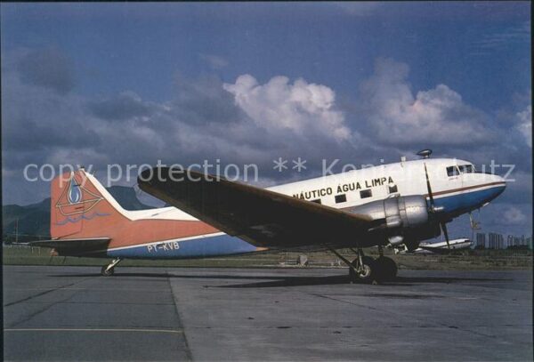 Flugzeuge Zivil Clube Nautico Agua Limpa DC-3 C-47A PT-