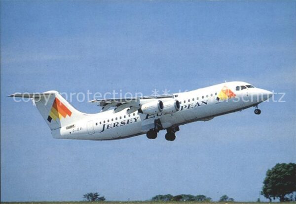 Flugzeuge Zivil Jersey European BAe 146-300 G-JEAL