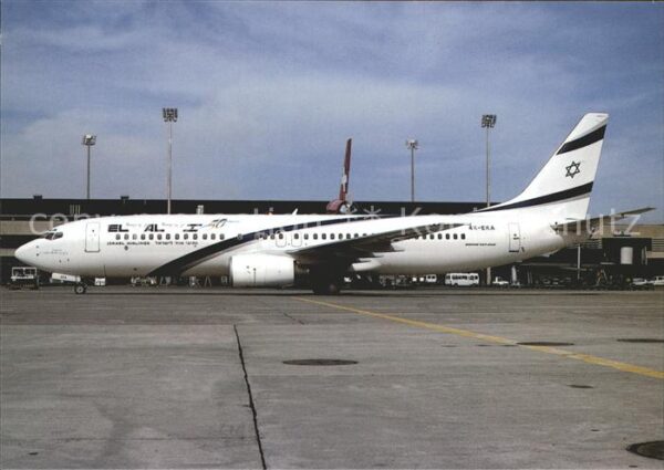 Flugzeuge Zivil EL AL Israeli Airlines Boeing 737-858 4