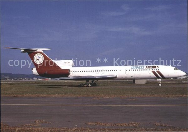 Flugzeuge Zivil Latpass Airlines Tupolev 154B-2 YL-LAB