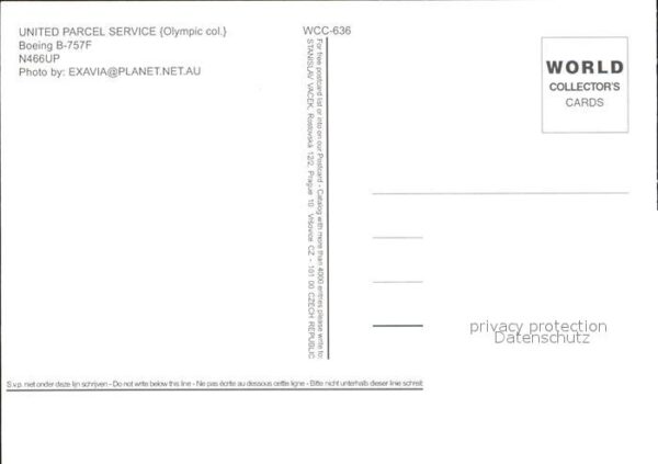Flugzeuge Zivil UPS United Parcel Service Olympic colou – Bild 2