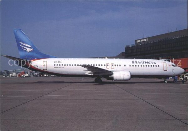 Flugzeuge Zivil Braathens Boeing 737-405 LN-BRA c/n 242