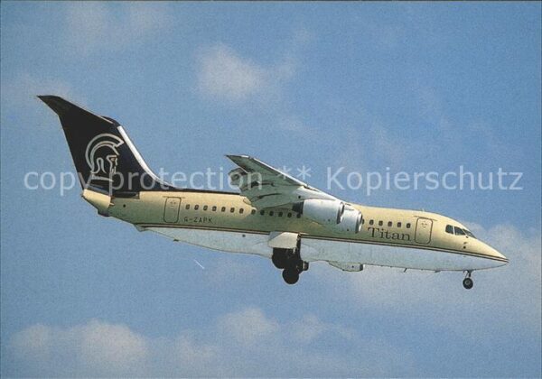 Flugzeuge Zivil Titan Airways BAe 146-200 G-ZAPK