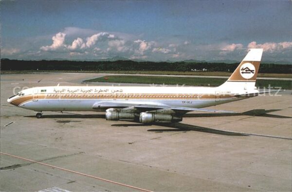 Flugzeuge Zivil Libyan Arab Airlines Cargo Boeing 707-3