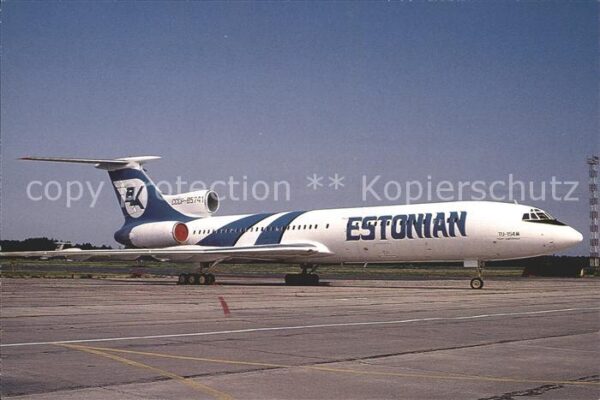 Flugzeuge Zivil Elk Estonian Aviation Tupolev Tu-154M