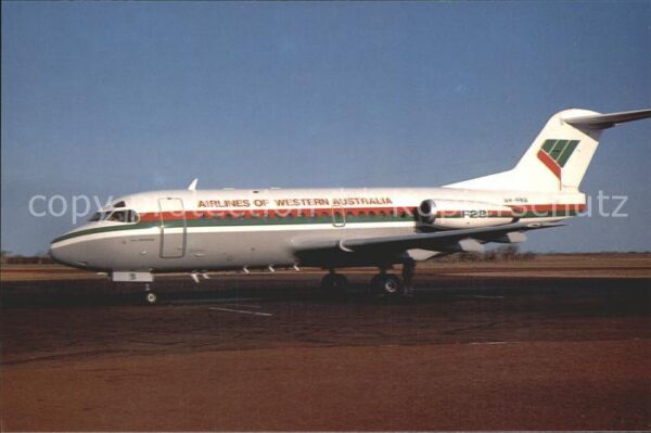Flugzeuge Zivil Airlines of Western Australia Fokker F-