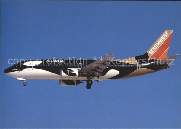 Flugzeuge Zivil Southwest Airlines Shamu colours Boeing