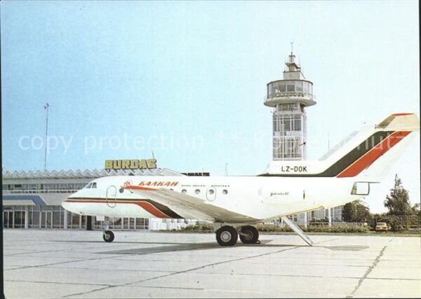 Flugzeuge Zivil Balkan Bulgarian Airlines Yakovlev-40 L