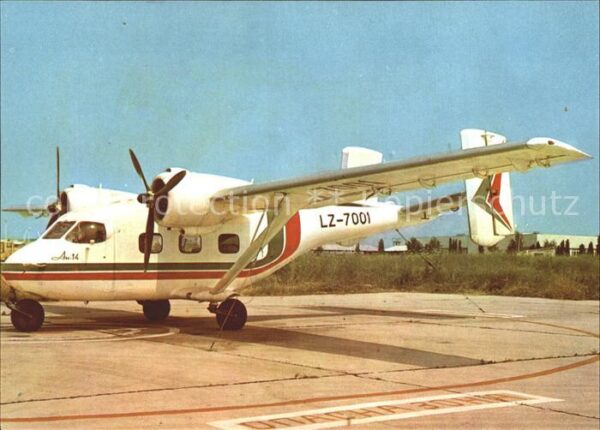 Flugzeuge Zivil Balkan Bulgarian Airlines An-14 LZ-7001
