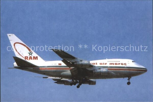 Flugzeuge Zivil Royal Air Maroc B-747-SP-44 CN-RMS c/n