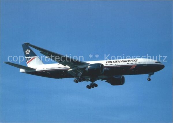 Flugzeuge Zivil British Airways Boeing 777-236 G-VIIG c