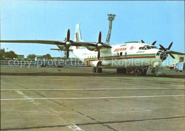 Flugzeuge Zivil Balkan Bulgarian Airlines An-12 Airport