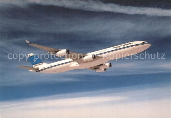 Flugzeuge Zivil Kuwait Airways Airbus A-340-300 9K-ANA