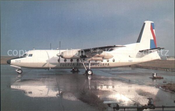 Flugzeuge Zivil SAM-01 DEC 81 FOKKER F-27 MK. 100560 (c