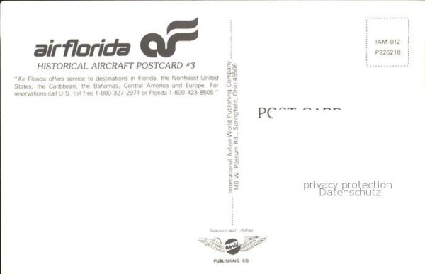 Flugzeuge Zivil AIRFLORIDA – Bild 2