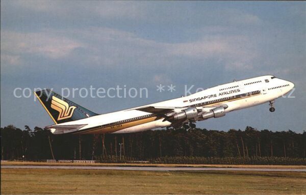 Flugzeuge Zivil SINGAPORE AIRLINES Boeing 747-312 9V-SK
