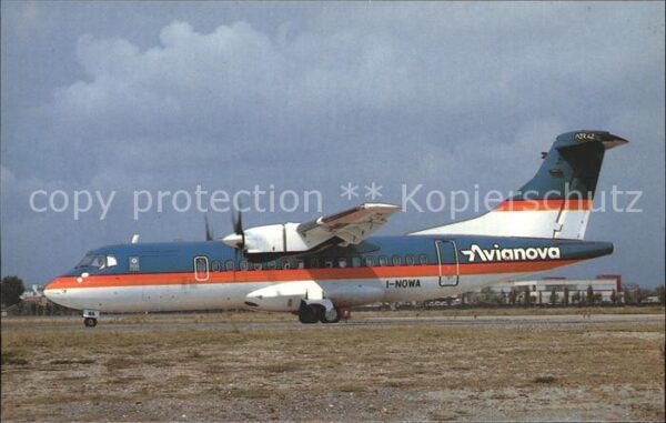 Flugzeuge Zivil AIRBORNE POSTCARD NO.120 Aerospatiale/A
