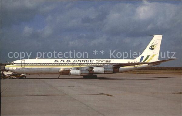 Flugzeuge Zivil AIRBORNE POSTCARD NO 123 BOEING 707-351