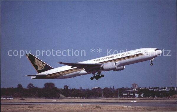 Flugzeuge Zivil Singapore Airlines Boeing 777-200 9V-SQ