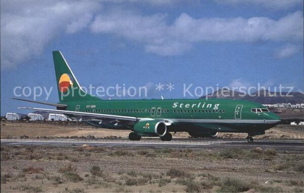 Flugzeuge Zivil Sterling Europian Airlines Boeing 737-8