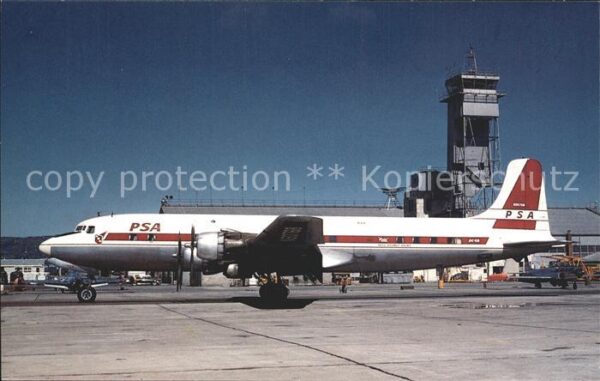 Flugzeuge Zivil Pacific Southwest Airlines Douglas DC-6