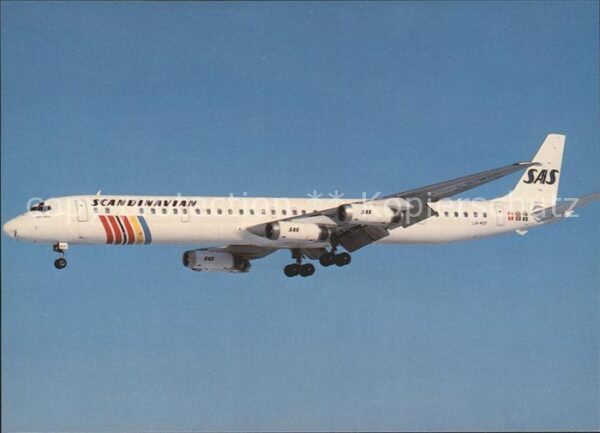 Flugzeuge Zivil S.A.S. DC-8-63 LN-MOF at Stockholm-Arla