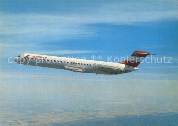 Flugzeuge Zivil 024 AUSTRIAN AIRLINES Douglas DC9-81
