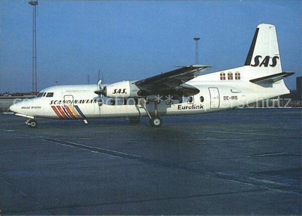 Flugzeuge Zivil S.A.S. Fokker F-27 friendship Copenhage