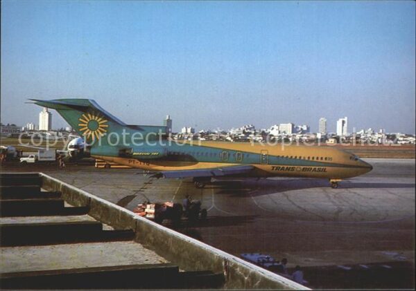 Flugzeuge Zivil AH01 Transbrasil boeing 727-27C PT-TYQ