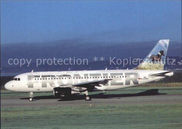 Flugzeuge Zivil Frontier (Mustang tail. LHS) Airbus 319