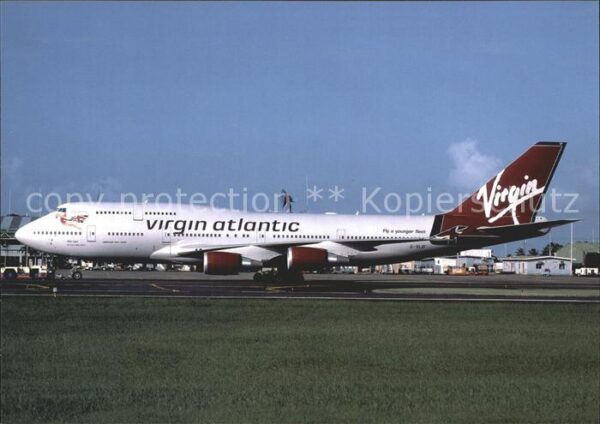 Flugzeuge Zivil Virgin Atlantic Boeing B747-443 G-VLIP